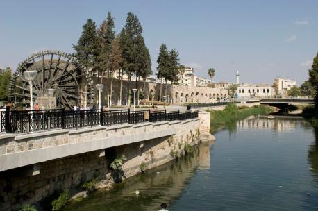The Orontes in Hama, Syria, 2009. Source: Adel Samara.
